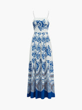Camisole-Kleid mit Blumendruck „Ocean Bloom“